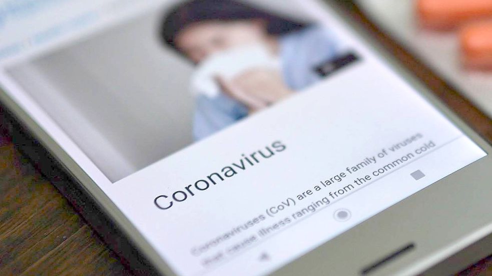 Mehr als 1600 Menschen in Ostfriesland sind derzeit mit dem Coronavirus infiziert. Symbolfoto: Pixabay