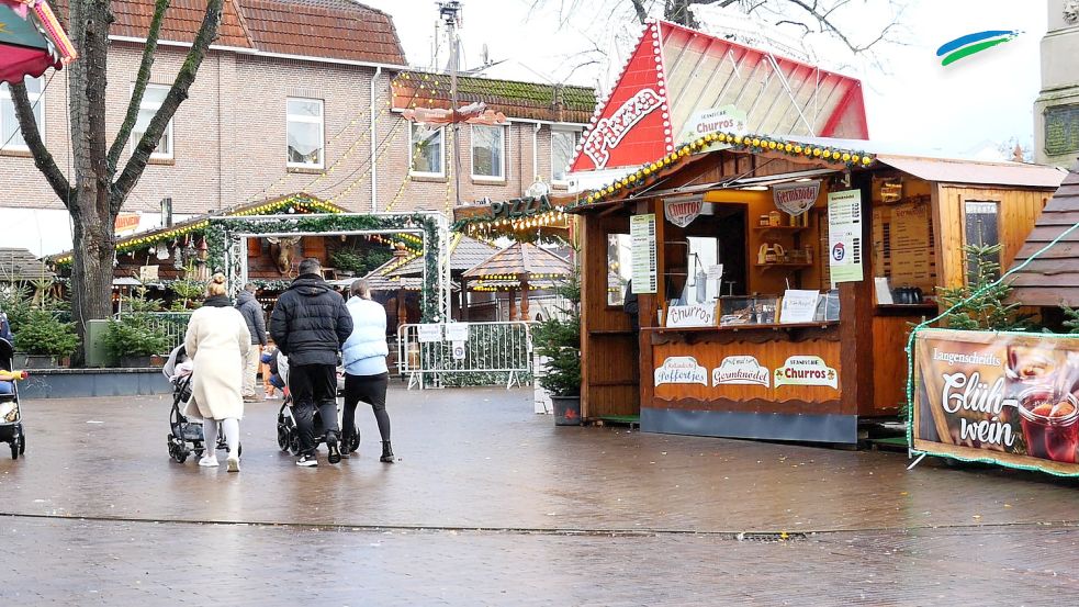 Der Weihnachtsmarkt in Leer wird nur noch bis Samstag geöffnet sein. Foto: Ostfriesen.tv