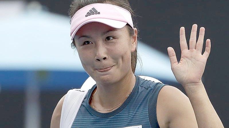 Tennisspielerin Peng Shuai hatte Vorwürfe wegen eines sexuellen Übergriffs durch einen chinesischen Spitzenpolitiker veröffentlicht. Foto: Mark Schiefelbein/AP/dpa