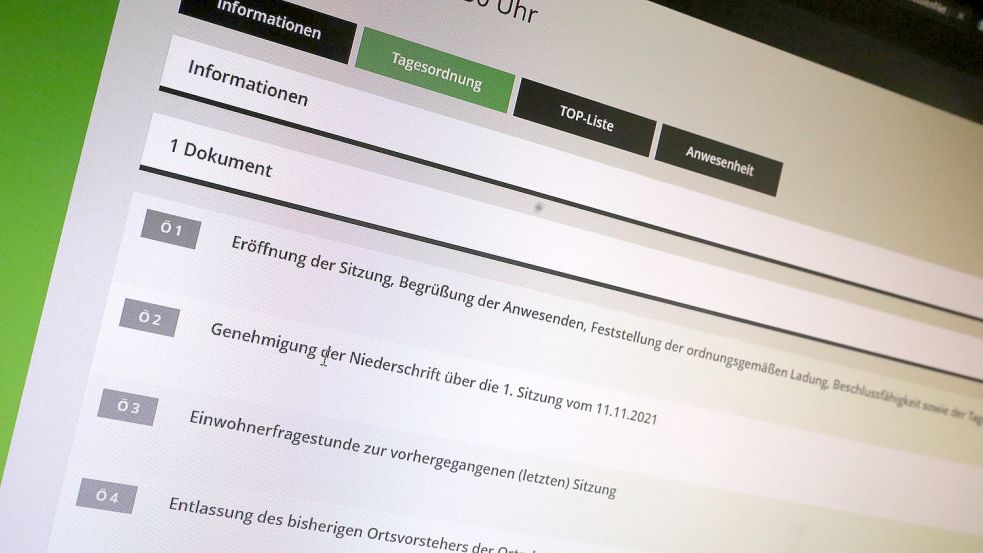 Am Dienstag tagt der Rat der Krummhörn erneut. Einer der ersten Beschlüsse des neuen Rates wurde noch nicht umgesetzt. Symbolfoto: Hock
