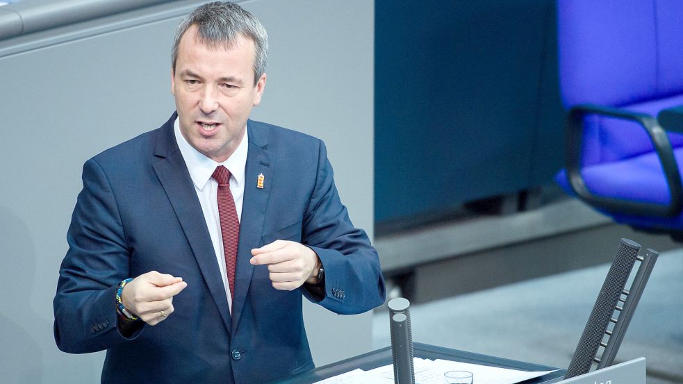 Johann Saathoff im Bundestag. Foto: Fischer/DPA