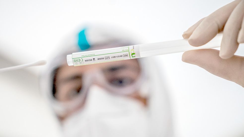 Ein PCR-Test kann eine Corona-Infektionen bestätigen. Foto: DPA