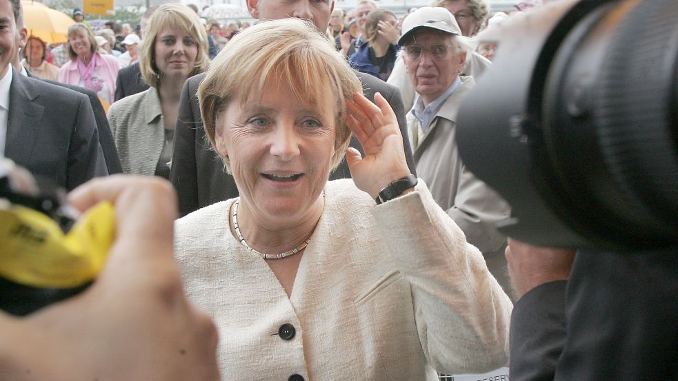 Angela Merkel besuchte im Wahlkampf 2009 Norderney. Foto: Ortgies/Archiv