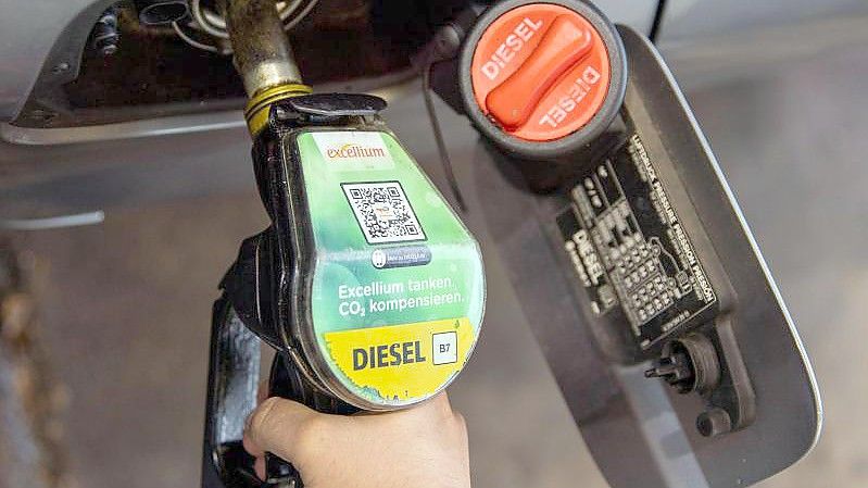 Dieselkraftstoff wird derzeit mit nur 47,04 Cent pro Liter besteuert. Dafür ist die Kfz-Steuer höher als beim Benzin. Foto: Carsten Koall/dpa