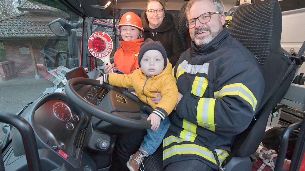 Der Familie Rolfs liegt die Feuerwehr im Blut. Fotos: Ortgies