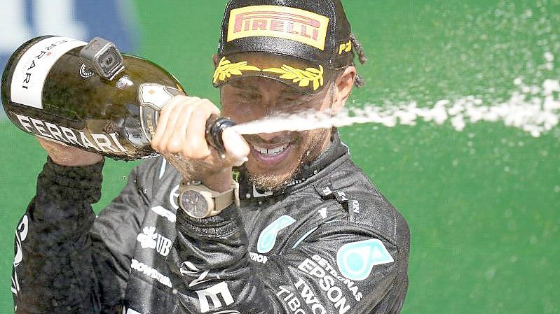Titelverteidiger Lewis Hamilton will erneut Formel-1-Champion werden. Foto: Andre Penner/AP/dpa
