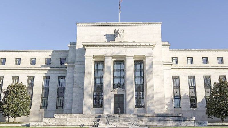 Das Gebäude der US-Notenbank Federal Reserve (Fed) in der Hauptstadt Washington. Foto: J. Scott Applewhite/AP/dpa