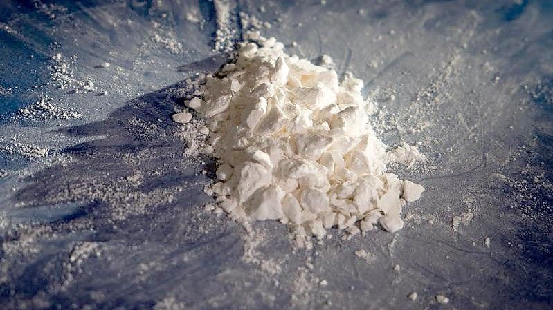 Gepresstes und hoch konzentriertes Kokain. Foto: Christian Charisius/dpa