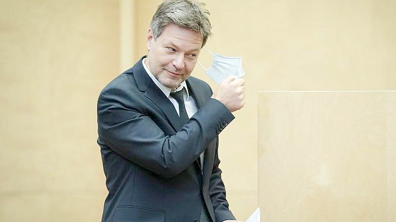 Der Bundesminister für Wirtschaft und Klimaschutz: Robert Habeck. Foto: Kay Nietfeld/dpa