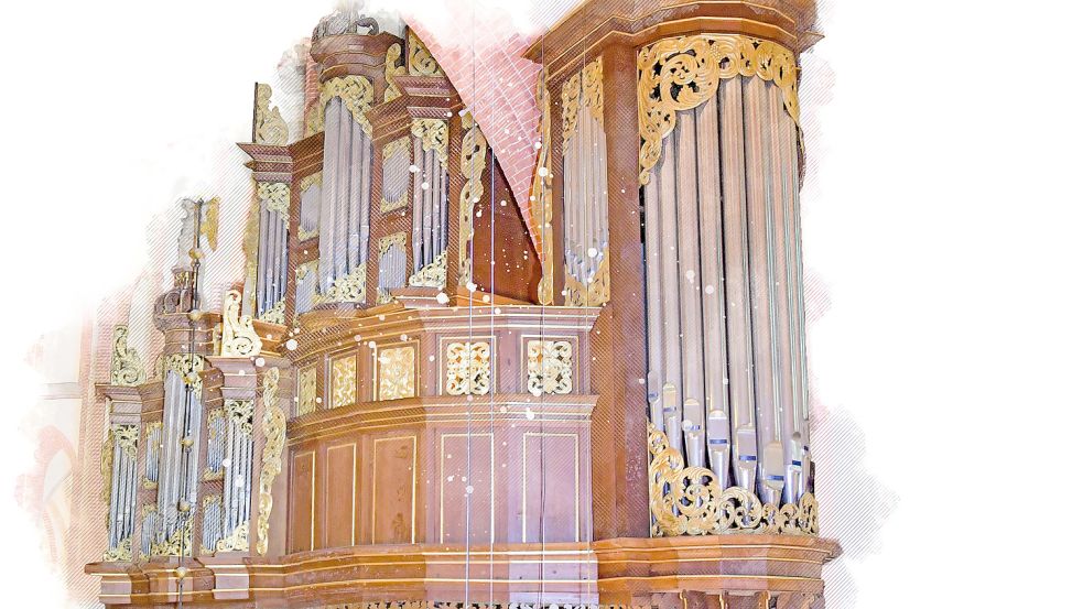 Die Arp-Schnitger-Orgel in Norden.