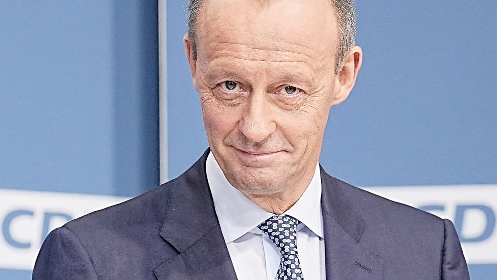 Am Ziel: Friedrich Merz wird im dritten Anlauf Vorsitzender der CDU. Foto: Foto: dpa/Michael Kappeler