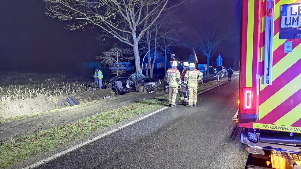 Die Einsatzkräfte waren rund zwei Stunden vor Ort. Foto: Feuerwehr