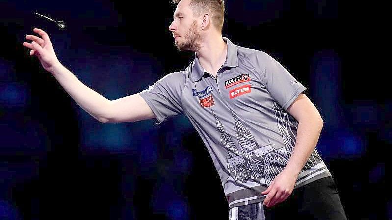 Florian Hempel setzte sich im deutschen Duell mit Martin Schindler mit 3:0 durch. Foto: John Walton/PA Wire/dpa