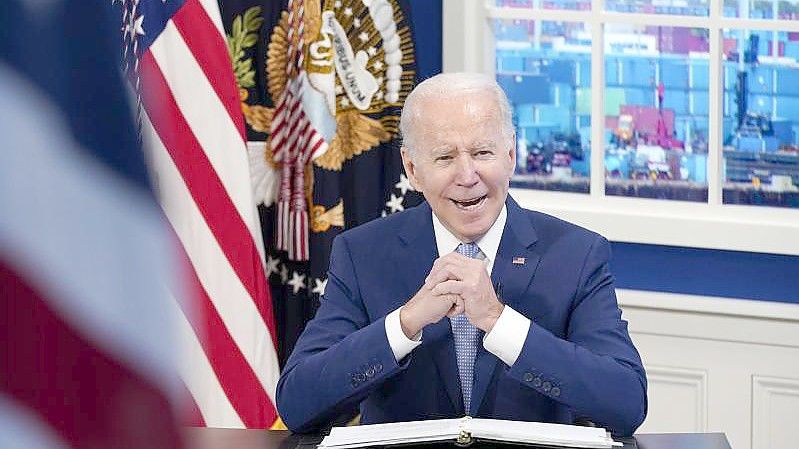US-Präsident Joe Biden liebäugelt mit der Präsidentschaftswahl 2024. Foto: Patrick Semansky/AP/dpa