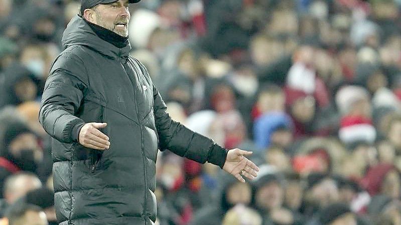 Liverpools Coach Jürgen Klopp hat sich kritisch zu den Spielen über die Weihnachtsfeiertage geäußert. Foto: Jon Super/AP/dpa