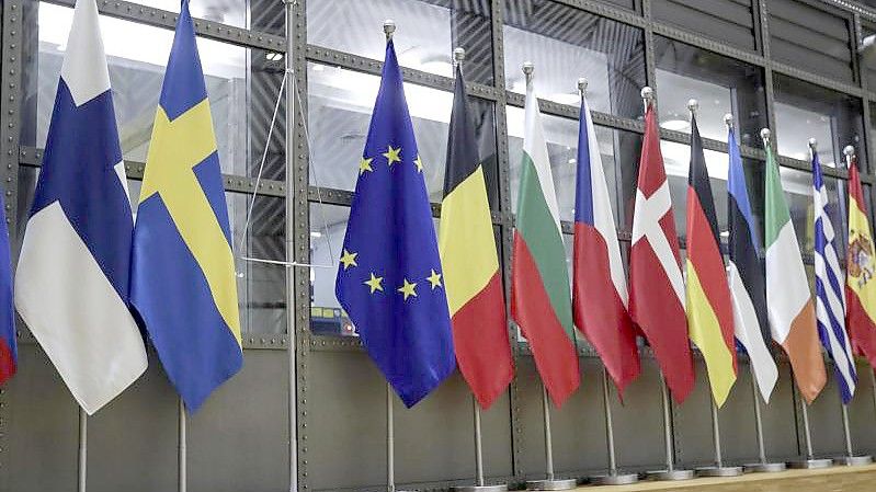 Rund ein Jahr ist der finale Brexit nun schon her. Foto: Olivier Hoslet/EPA Pool/AP/dpa