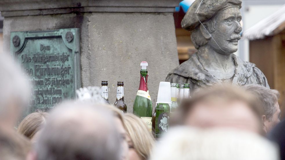 Im Stadtgarten rund um den Fürbringerbrunnen ist sonst am Silvester-Tag Party angesagt. Foto: Archiv/J. Doden