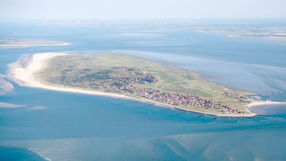 Die Insel Baltrum. Foto: Schuldt/dpa