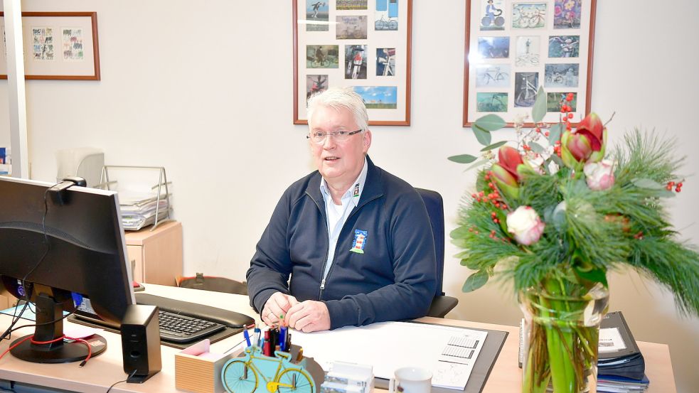 Ludger Kalkhoff leitete seit 1995 die Greetsieler Touristik. Foto: Wagenaar