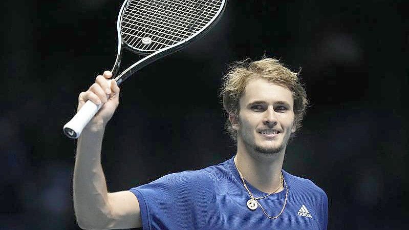 Alexander Zverev peilt 2022 seinen ersten Triumph bei einem Grand-Slam-Turnier an. Foto: Luca Bruno/AP/dpa