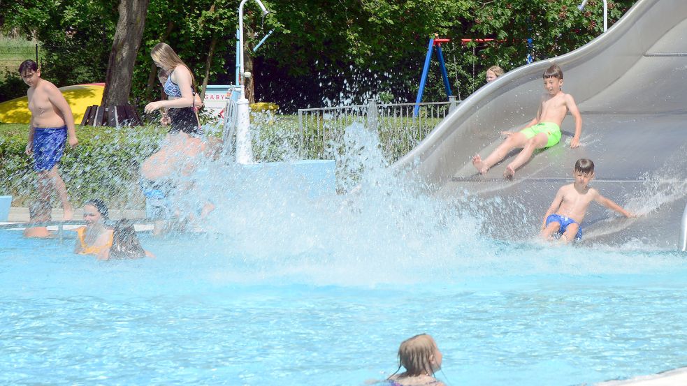 Im Sommer nutzten viele Kinder das Angebot im Van-Ameren-Bad. Foto: F. Doden/Archiv