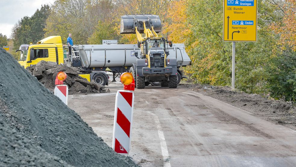 In diesem Jahr sorgen zahlreiche Baustellen in der Stadt Leer für Verkehrsbehinderungen – unter anderem auf dem Stadtring (im Bild).