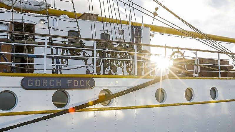 Die „Gorch Fock“ im vergangenen November in Kiel. Foto: Frank Molter/dpa