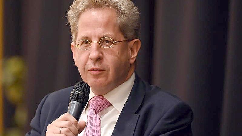 Hans-Georg Maaßen bei einem Auftritt in Suhl. Foto: Martin Schutt/dpa-Zentralbild/dpa