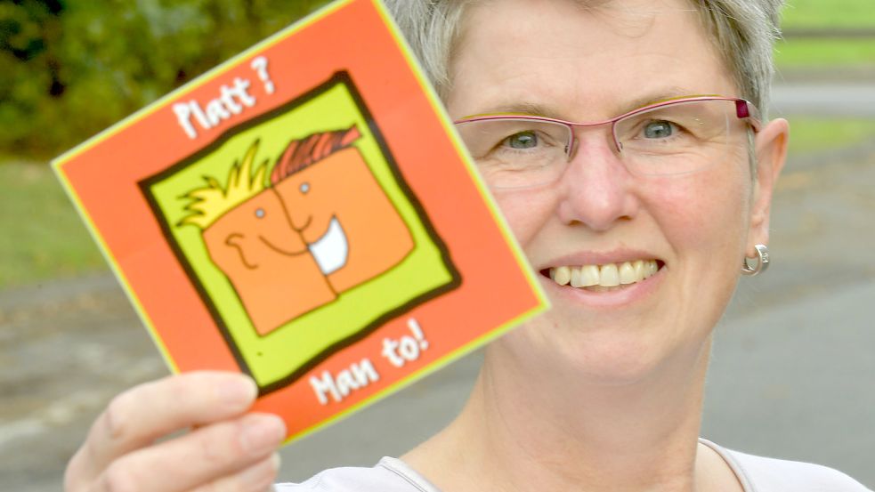 Reporterin Karin Lüppen spricht Platt und will darauf nicht verzichten. Foto: Ortgies/Archiv