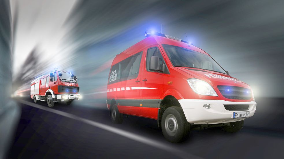 Die Feuerwehr war am Nachmittag in Hinte im Einsatz. Symbolfoto: Michael Stifter/Fotolia