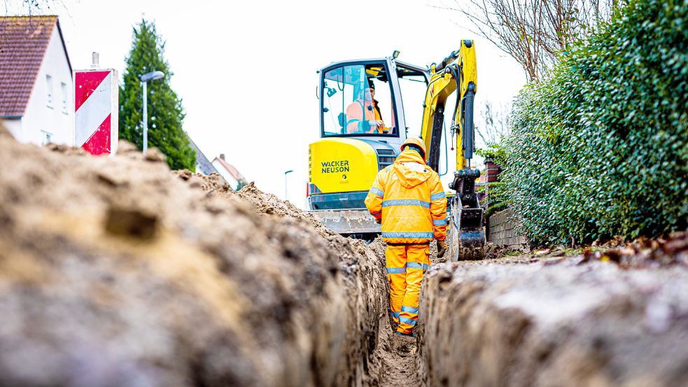 Im dritten Quartal dieses Jahres sollen die Arbeiten für die neuen Glasfaseranschlüsse beginnen. Foto: Frankenberg/DPA