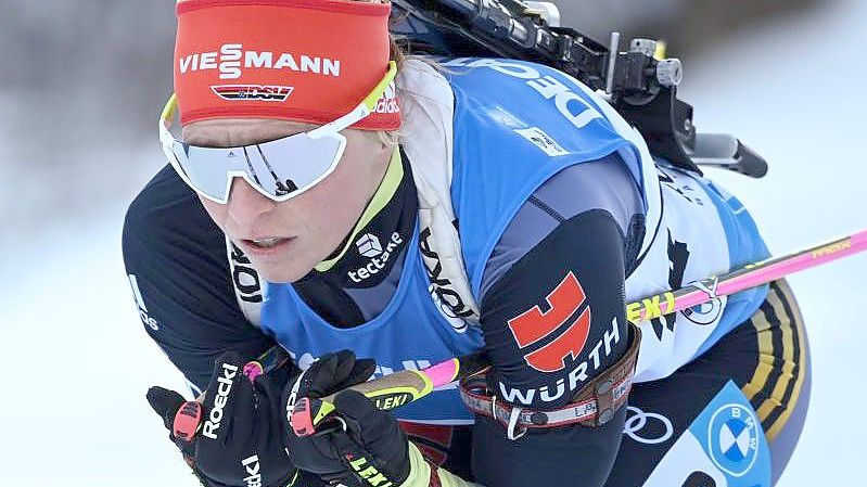 Hat die Olympia-Norm noch nicht erfüllt: Franziska Hildebrand. Foto: Sven Hoppe/dpa