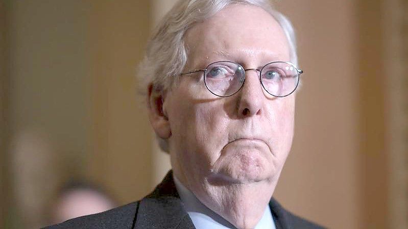 „Berlin kann immer noch die richtige Entscheidung treffen“: Mitch McConnell. Foto: J. Scott Applewhite/AP/dpa