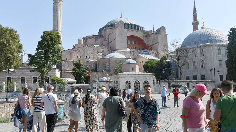 Die Hagia Sophia ist ein beliebter Anlaufpunkt für Touristen in Ankara. Foto: dpa/Xinhua
