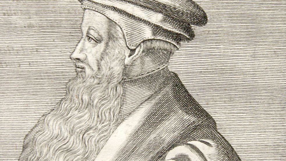 Der aus Polen stammende Reformator Johannes a Lasco – hier von einem unbekannten Künstler auf einem Kupferstich verewigt – lebte von 1499 bis 1560 und hat auch in Ostfriesland seine Spuren hinterlassen.