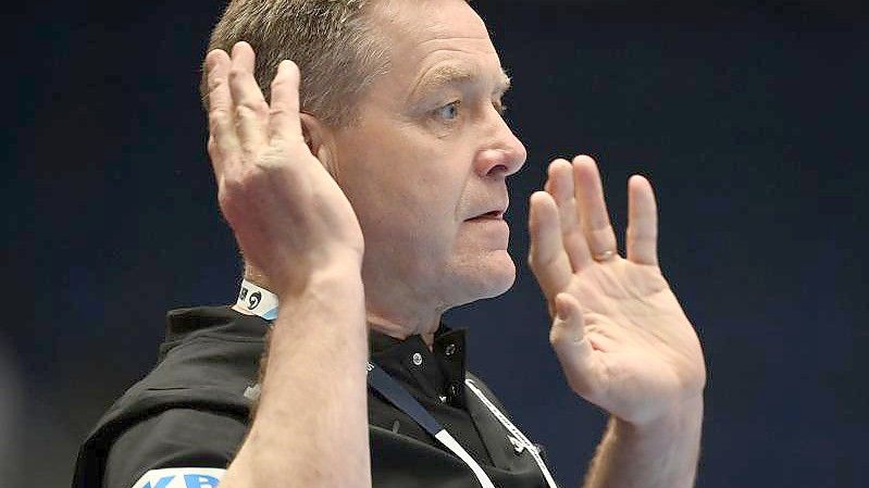 Deutschlands Trainer Alfred Gislason. Foto: Marijan Murat/dpa