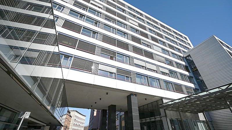 Im Frankfurter Gerichtsviertel liegt der Gebäudetrakt, in dem das Oberlandesgericht (OLG) Frankfurt und die Generalstaatsanwaltschaft ihren Sitz haben. Foto: Arne Dedert/dpa