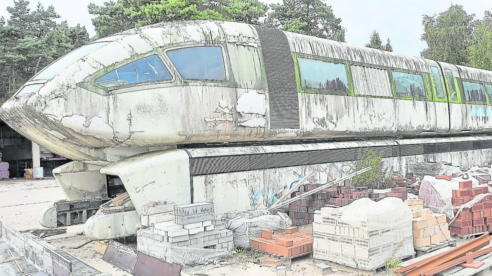 Auch die Züge, hier der Transrapid 06, will der Förderverein wieder aufmöbeln. Foto: Holtermann