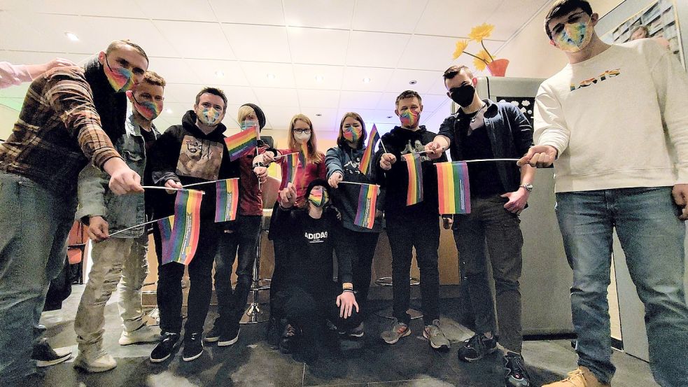 Im Café Life-Point in Emden treffen sich immer mittwochs queere Jugendliche. Foto: Hanssen