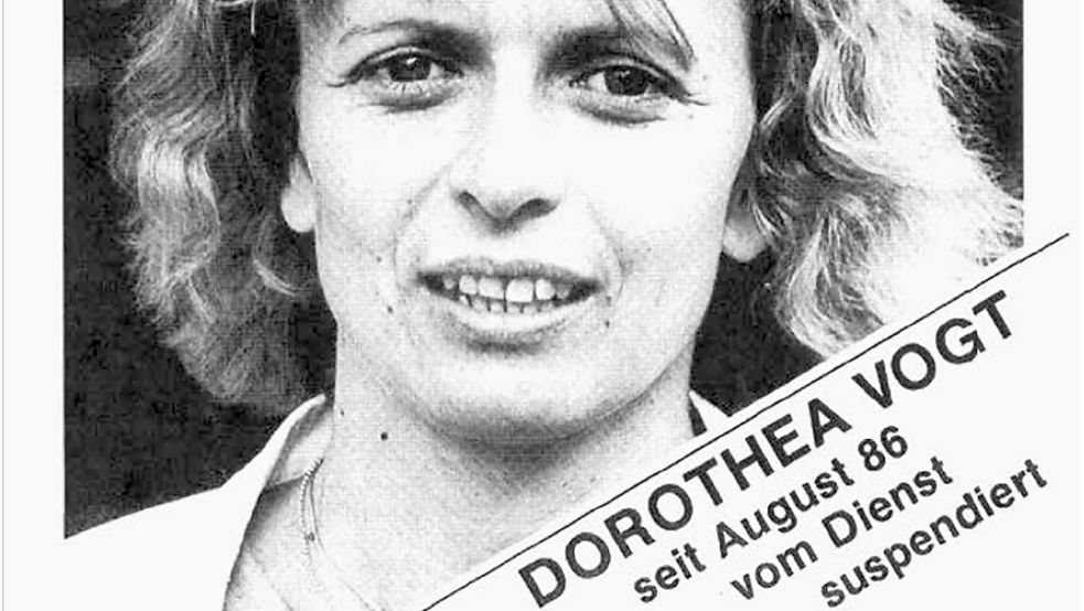 Dorothea Vogt wurde zu einem prominenten Gesicht des Widerstandes. Foto: privat