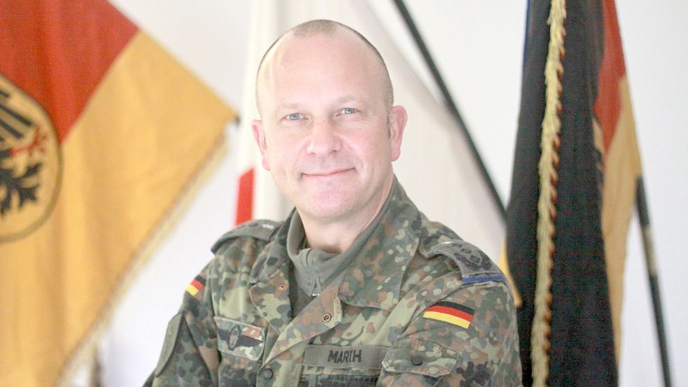 Oberstarzt Matthias Marth ist stellvertretender Kommandeur der Evenburg-Kaserne in Leer. Foto: Noglik