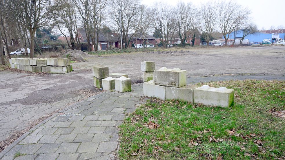 Darum geht es: Dieses Areal an der Hammer Straße wurde bislang als Parkplatz genutzt. Es machte einen ungepflegten Eindruck. Foto: F. Doden