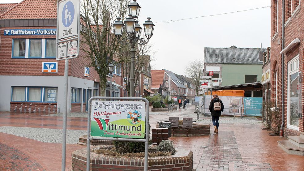 Die Wittmunder Innenstadt soll deutlich attraktiver werden. Dafür stehen erstmal etwa eine Million Euro zur Verfügung. Foto: Oltmanns