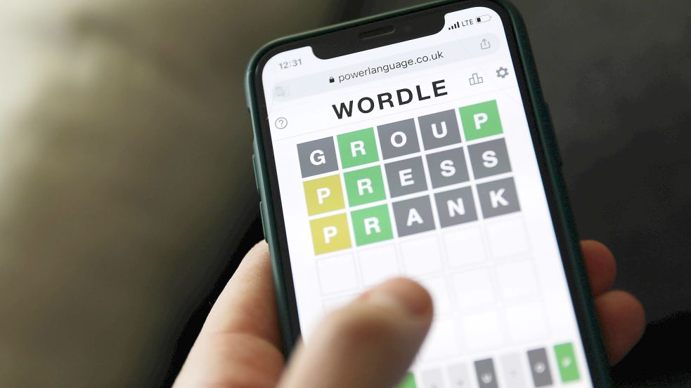 Das Spiel „Wordle“ hat einen regelrechten Hype ausgelöst. Foto: imago images/NurPhoto