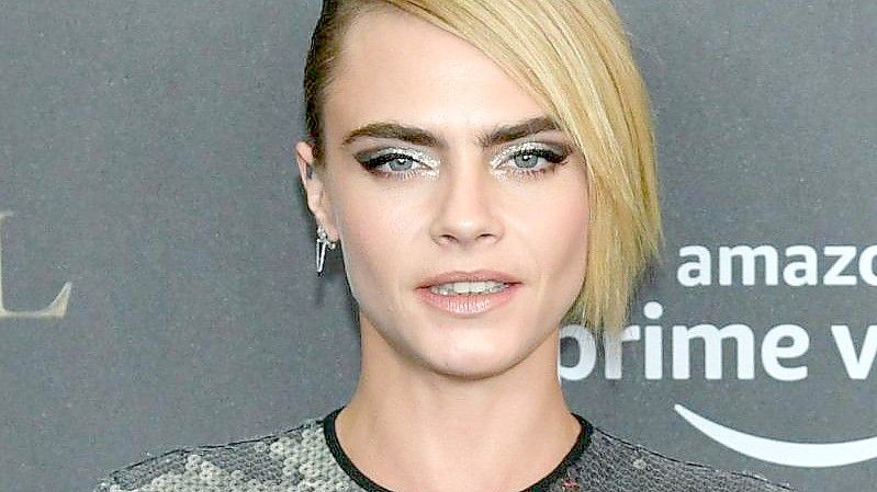 Model Cara Delevingne 2019 in Berlin. Foto: Jens Kalaene/dpa-Zentralbild/dpa