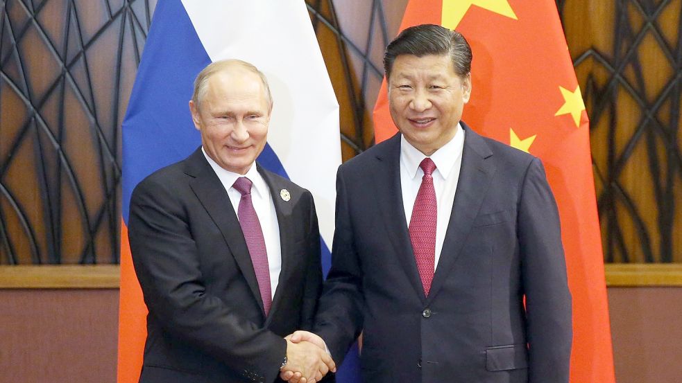 Bekunden einander gern Respekt: Russlands Staatschef Wladimir Putin und sein chinesischer Amtskollege Xi Jinping. Nun treffen sich die beiden am Rande der Olympischen Winterspiele. Foto: POOL SPUTNIK KREMLIN/AP
