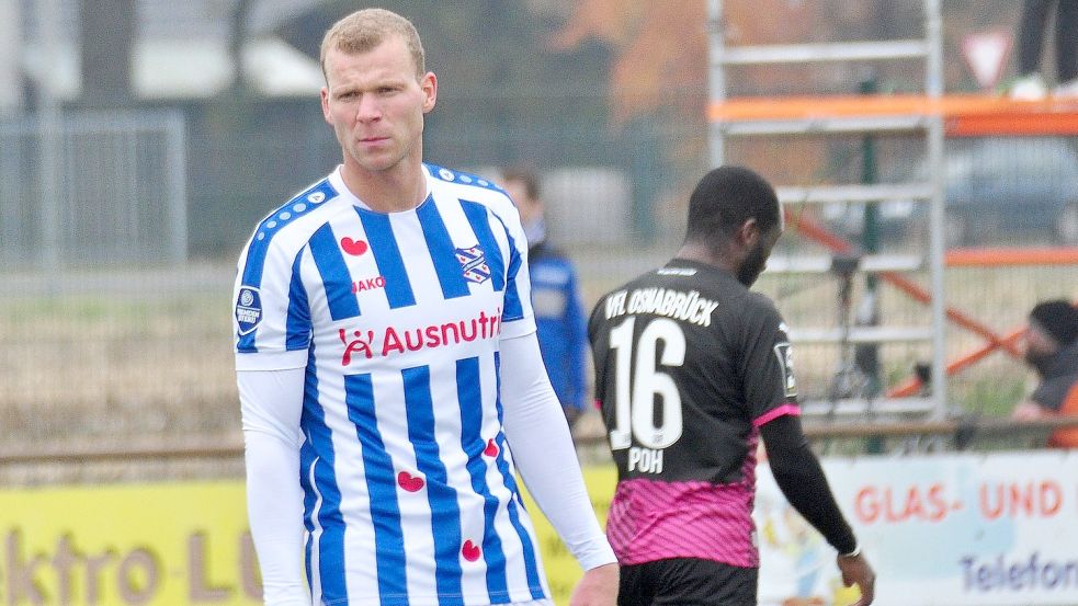 Der Mittelfeld-Hüne Henk Veerman wechselte 2020 für angeblich rund zwei Millionen Euro vom FC St. Pauli nach Heerenveen. Foto: Rauch