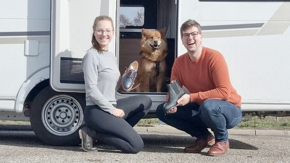 Bianca Both und Matthias Janßen haben eine Firma für besondere Schuhe gegründet. Foto: privat