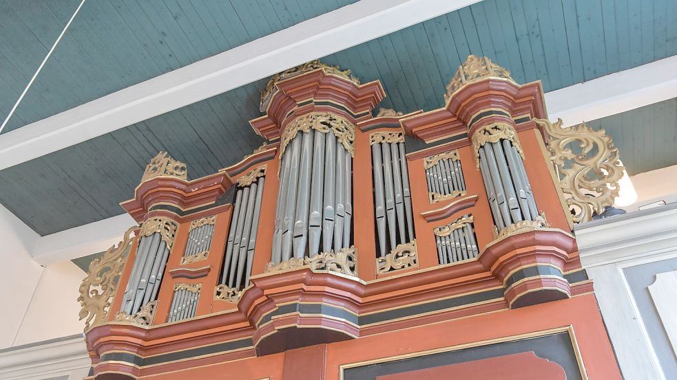Die Orgel thront auf einer eigens dafür gebauten Empore. Foto: Ortgies