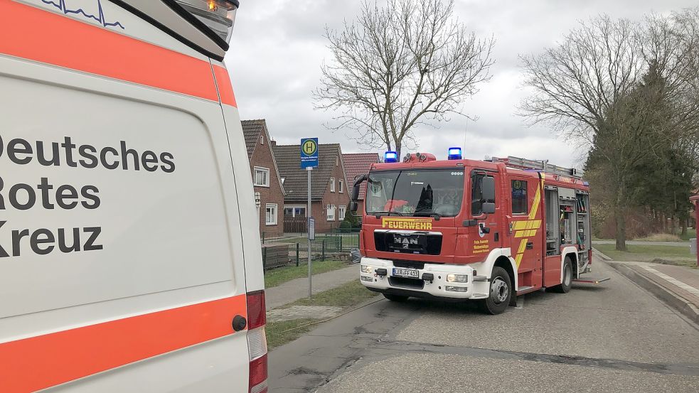 Die Rettungskräfte waren schnell am Einsatzort. Foto: Ammermann